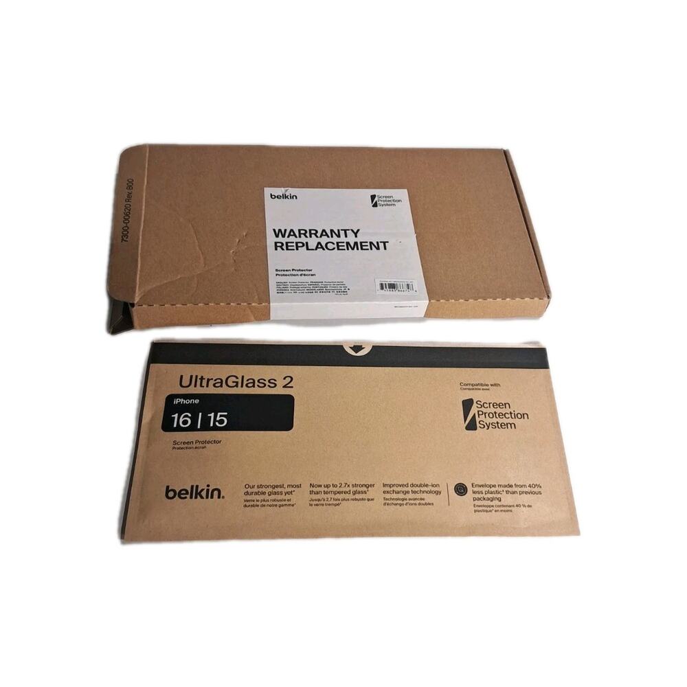 Belkin UltraGlass 2 Screen Protector for iPhone 15/16